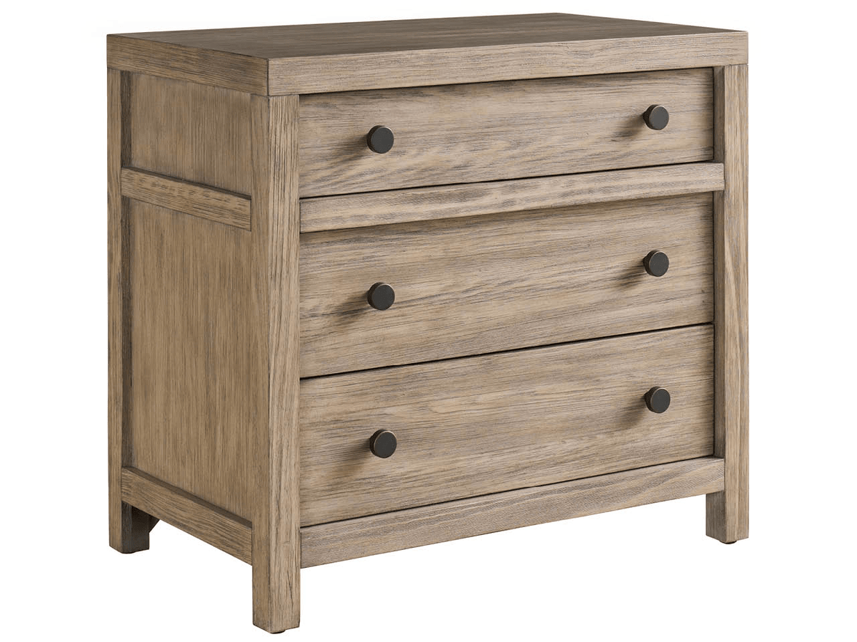 Boulder Three Drawer Nightstand Nightstands| Universal