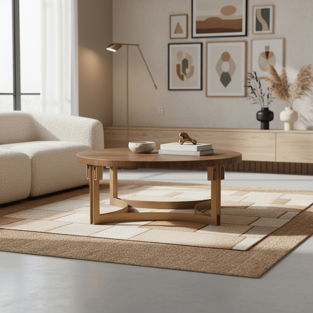 Boulevard-Round Cocktail Table Coffee Tables| A.R.T. Furniture
