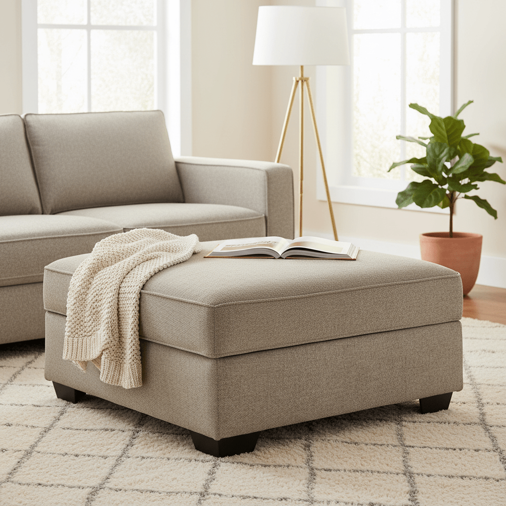 Bovarian Ottoman Ottomans| Ashley Homestore