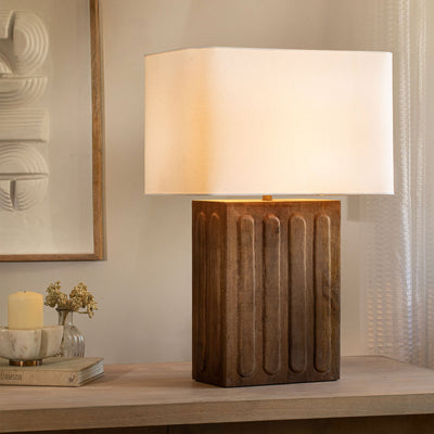 Boxcarve Table Lamp - Al Rugaib Furniture