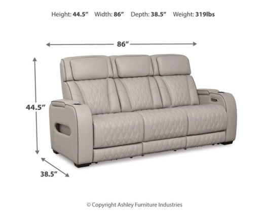 Boyington Power Reclining Sofa - Al Rugaib Furniture