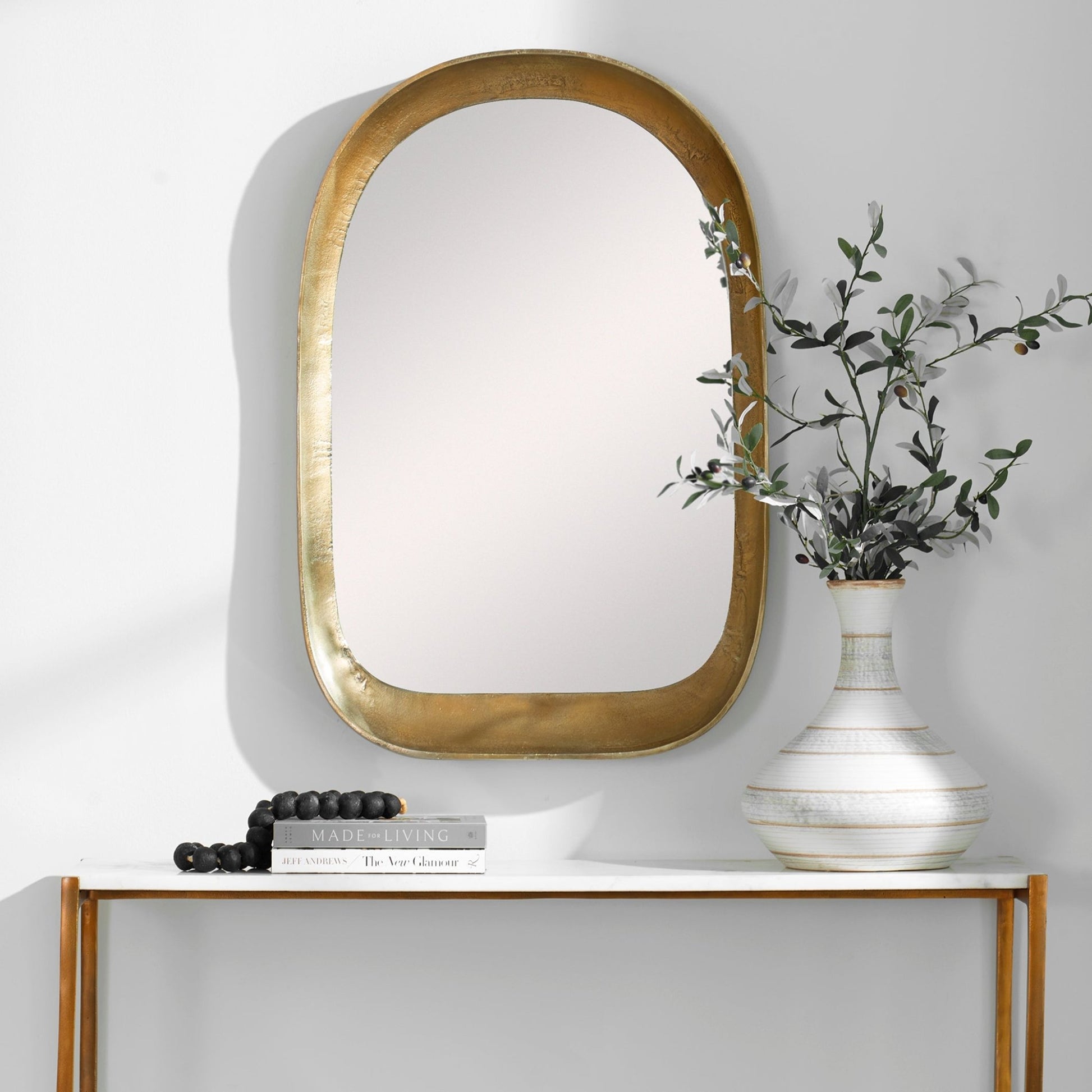 Bradano Arch, Brass Mirrors| Uttermost