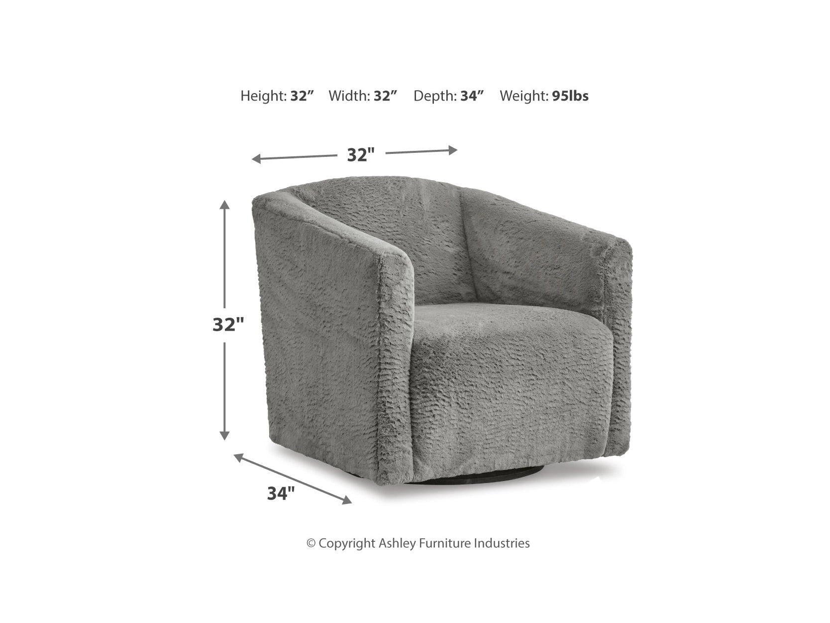 Bramner Swivel Accent Chair Chairs| Ashley Homestore