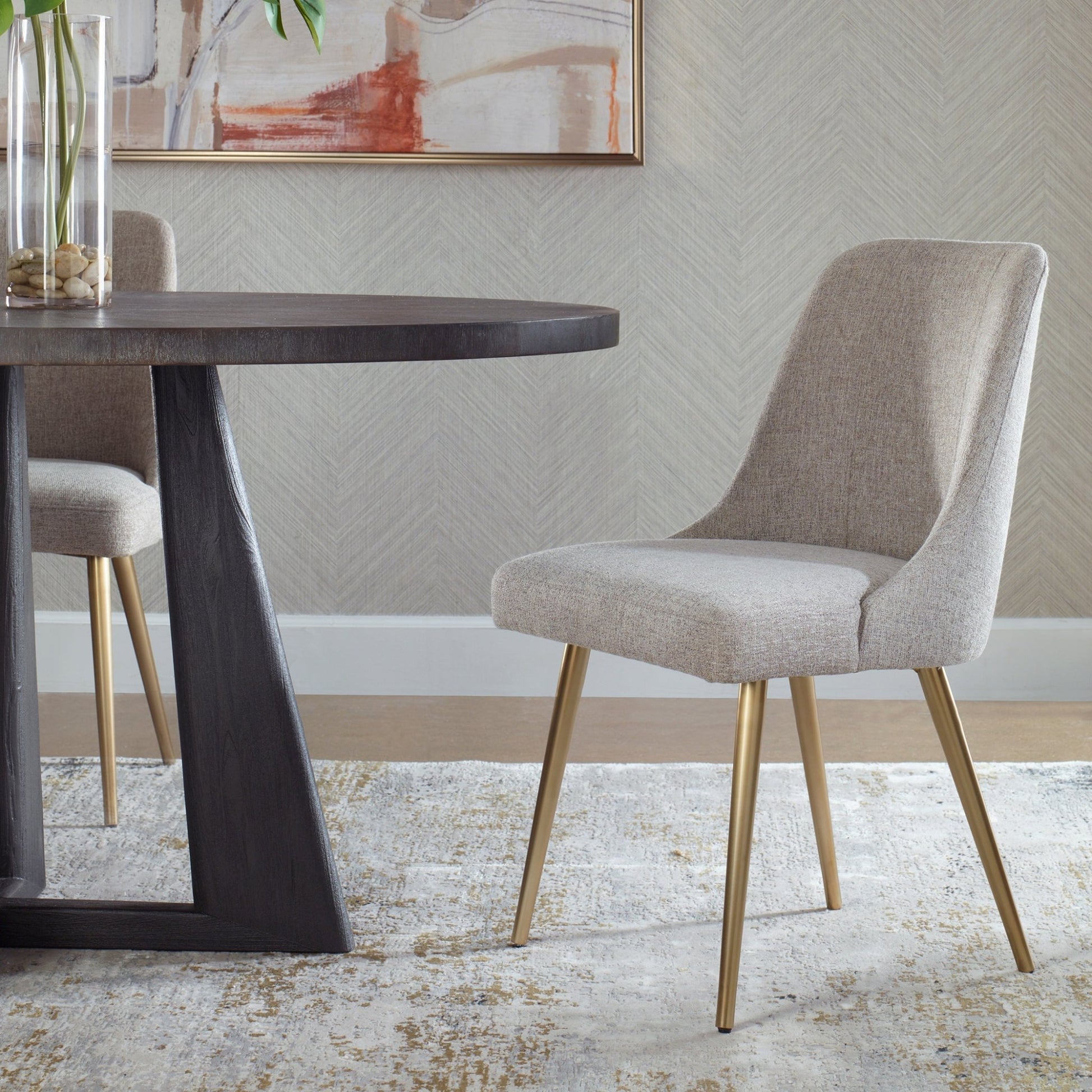 Bramwell Gray Dining Chair Chairs| Uttermost