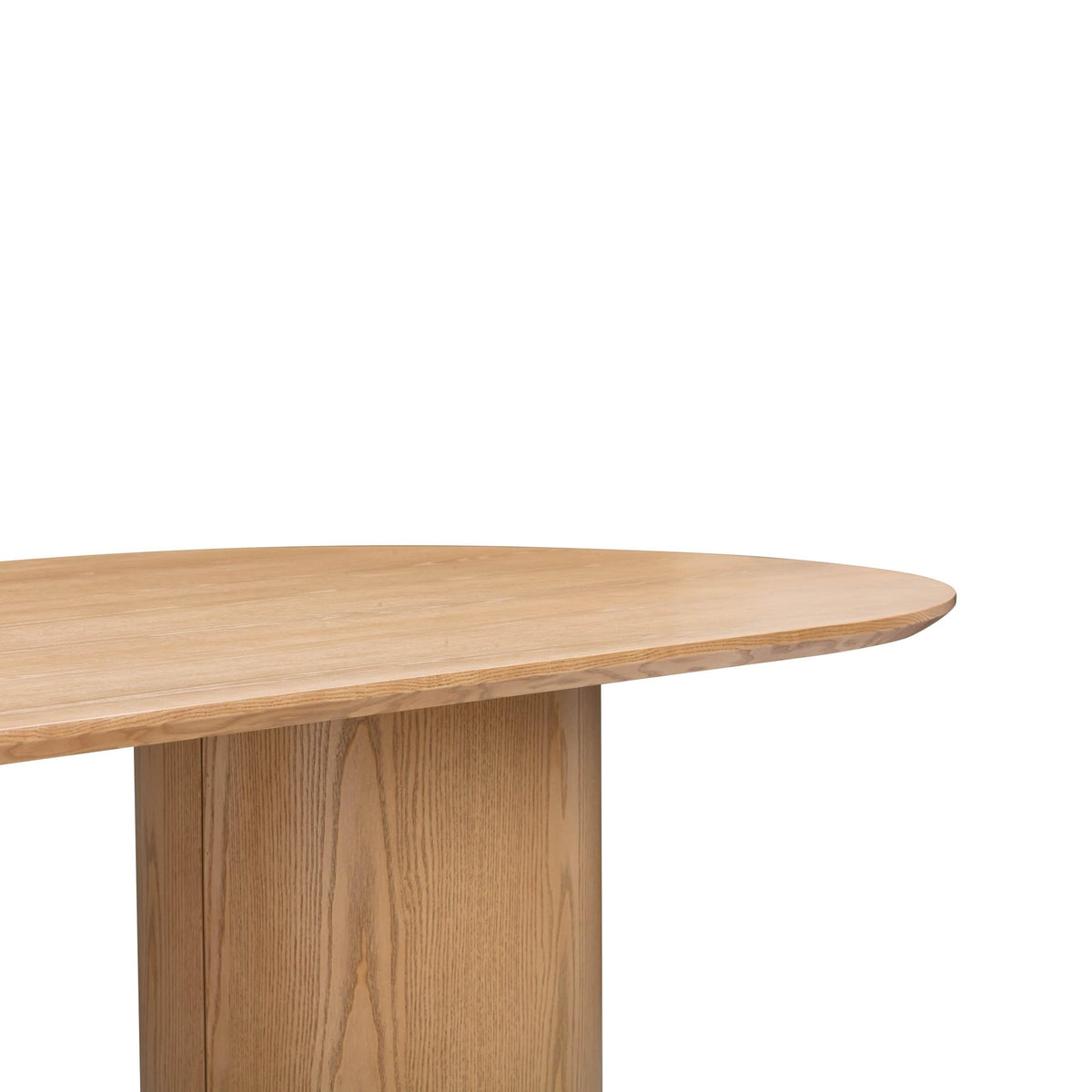 Brandy Natural Ash Wood Oval Dining Table Dining Tables| TOV