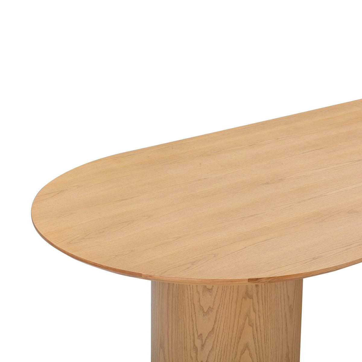 Brandy Natural Ash Wood Oval Dining Table Dining Tables| TOV