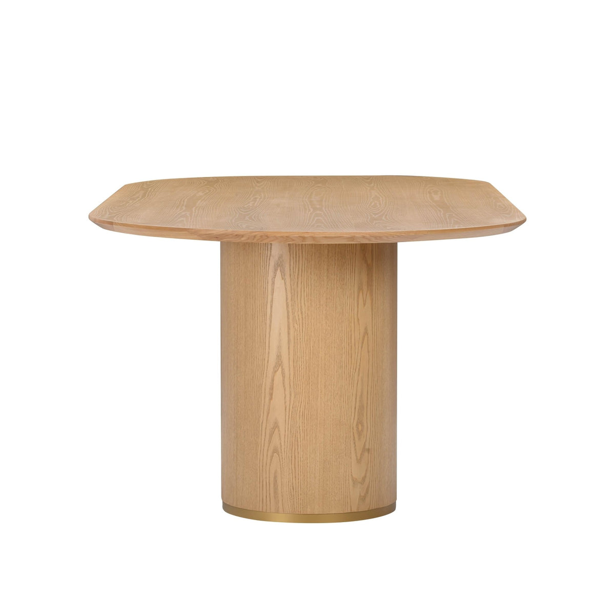 Brandy Natural Ash Wood Oval Dining Table Dining Tables| TOV