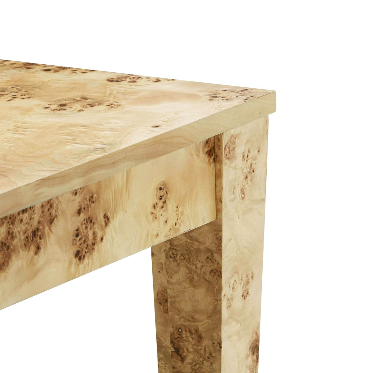 Brandyss Natural Burl Rectangular Dining Table Dining Tables| TOV