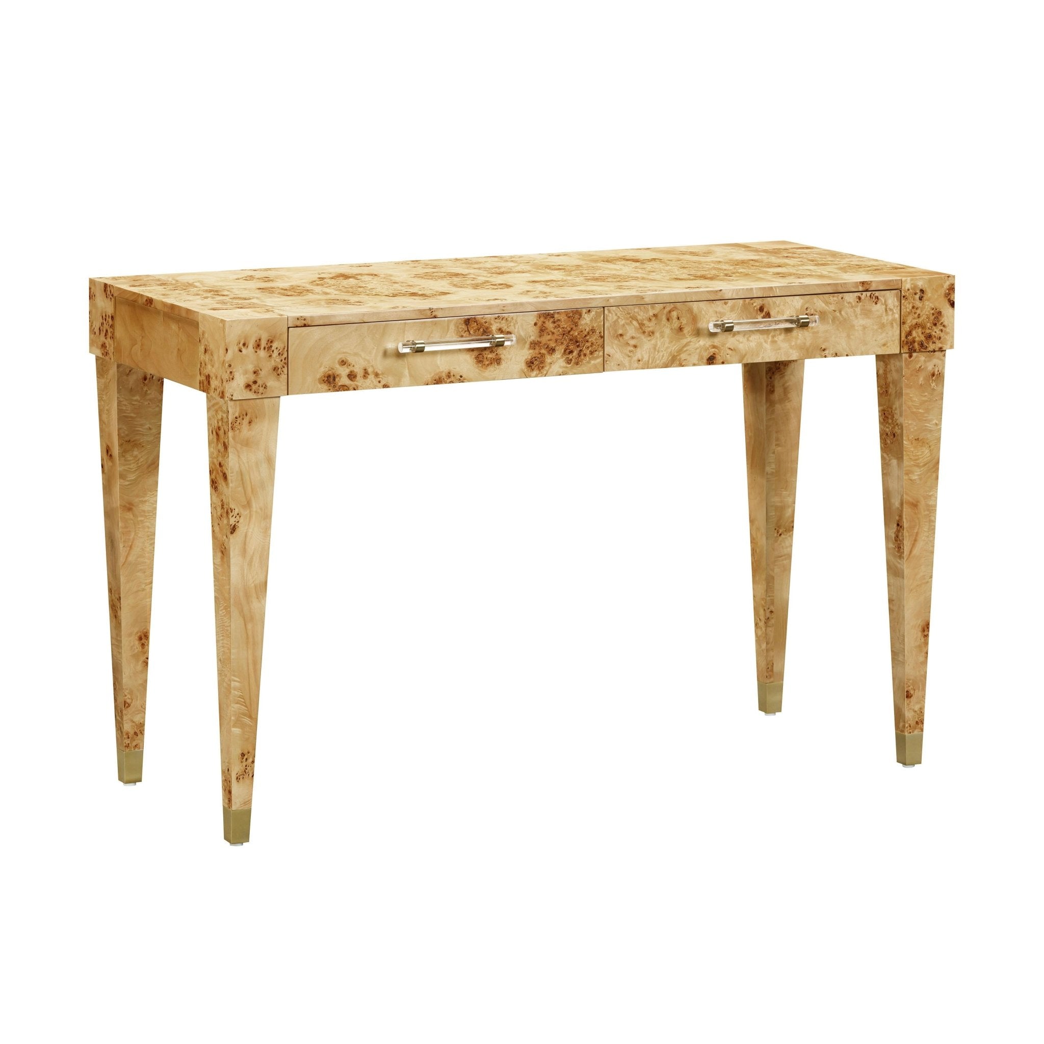 Brandyss Natural Burl Work Desk Desk| TOV
