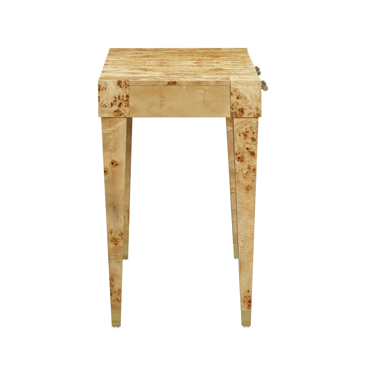 Brandyss Natural Burl Work Desk Desk| TOV