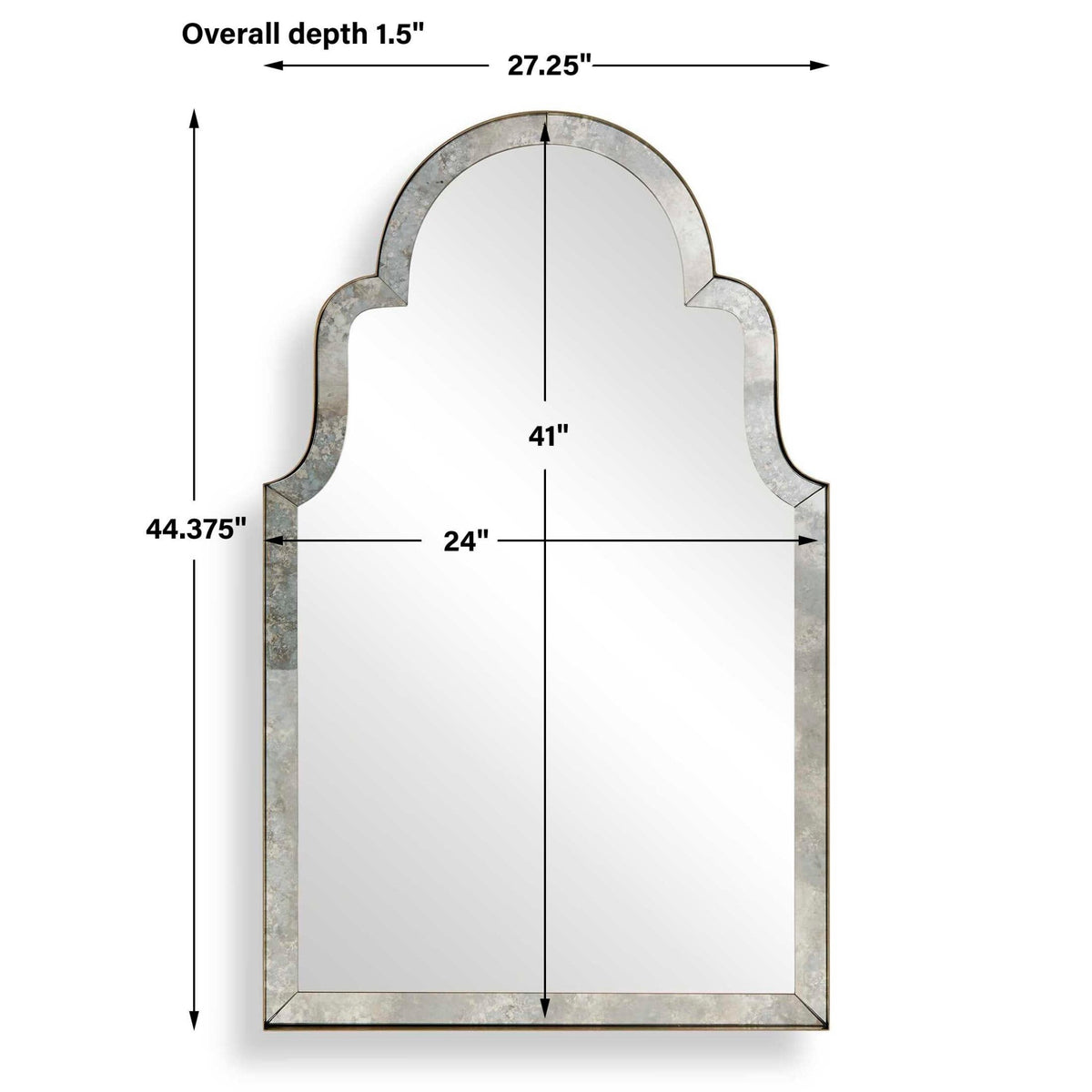 Brayden Antique Arch Mirror Mirrors| Uttermost
