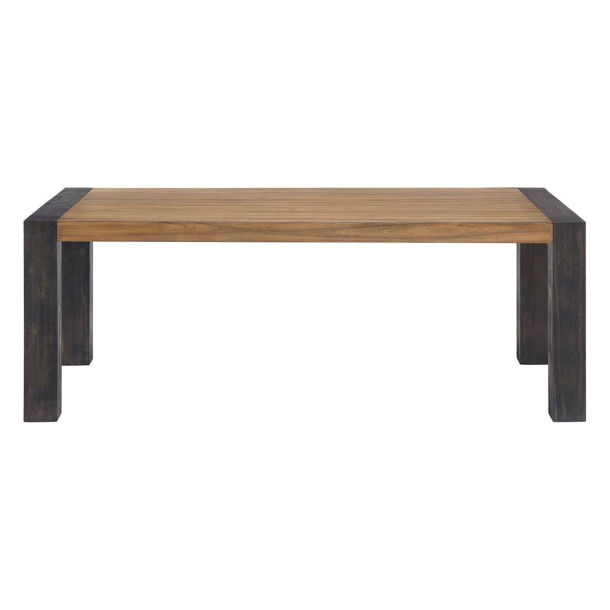 Breckenridge Dining Table with Oak Top in Black Dining Tables| ROOTS FURNITURE