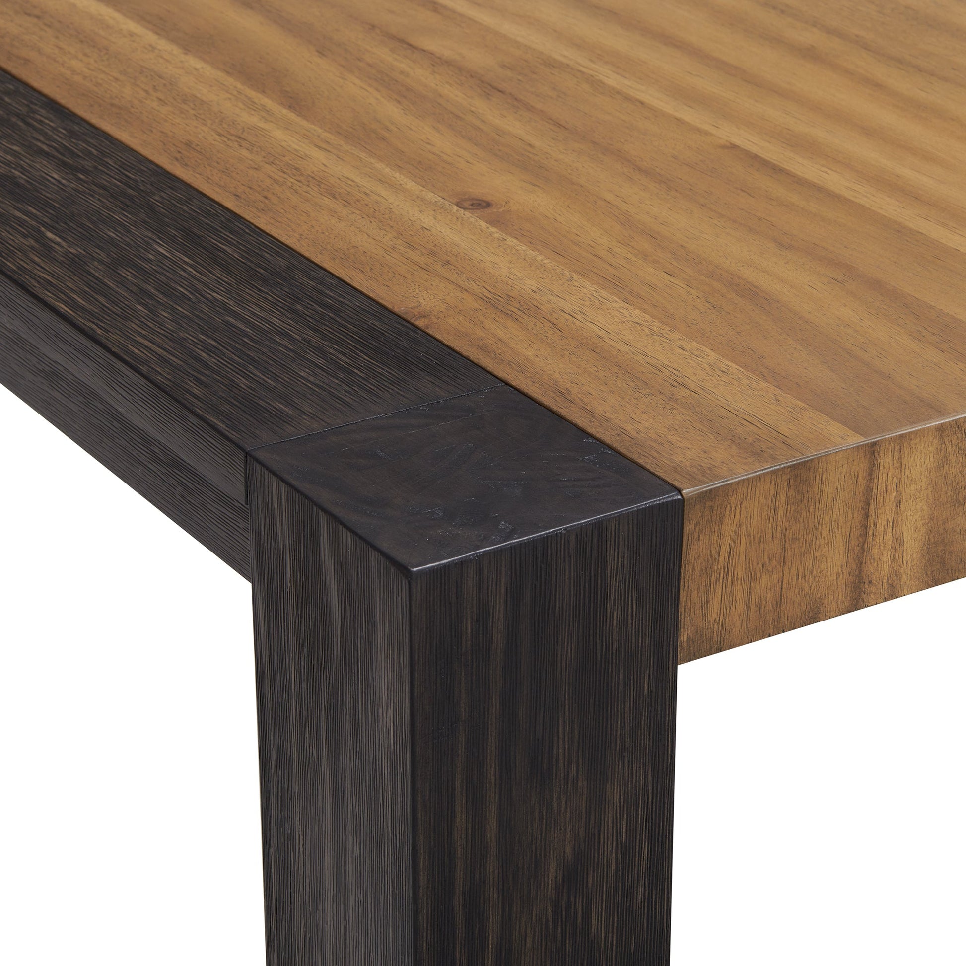Breckenridge Dining Table with Oak Top in Black Dining Tables| ROOTS FURNITURE