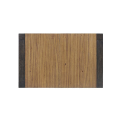 Breckenridge Dining Table with Oak Top in Black - Al Rugaib Furniture