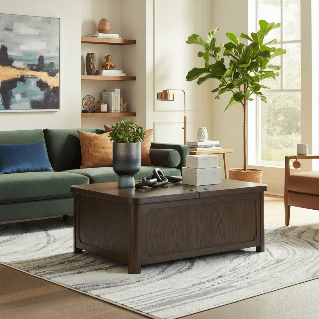 Breckington Cocktail Table with Storage Coffee Tables| Ashley Homestore