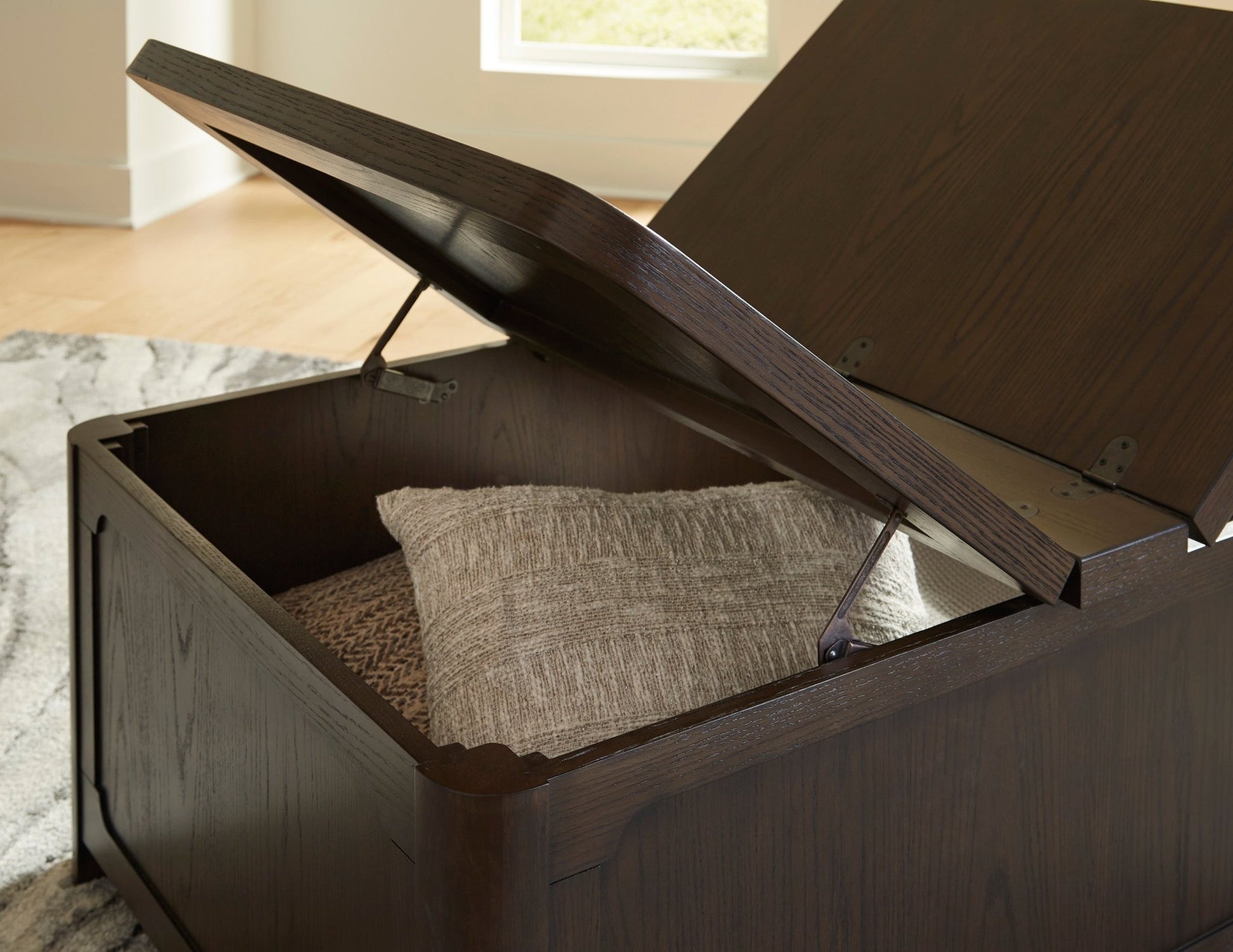 Breckington Cocktail Table with Storage Coffee Tables| Ashley Homestore