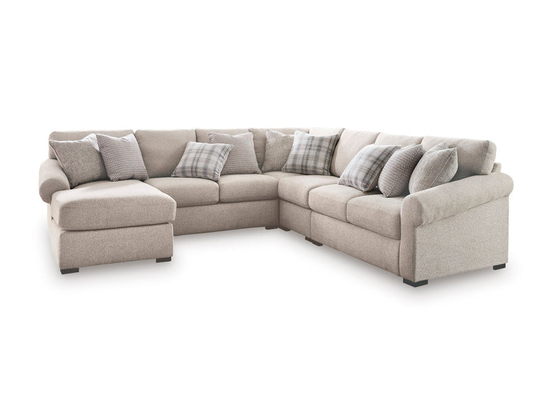 Bridgemont 5 - Piece Sectional with Chaise - Al Rugaib Furniture