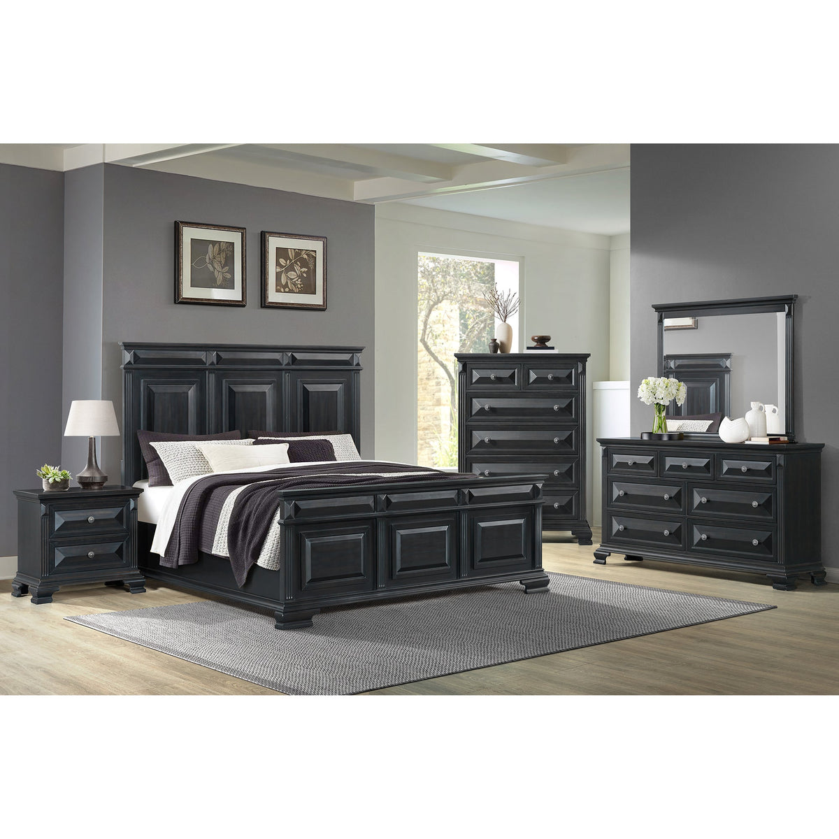 Bridgestone 7-Drawer Dresser in Black Dressers| Roots Furniture