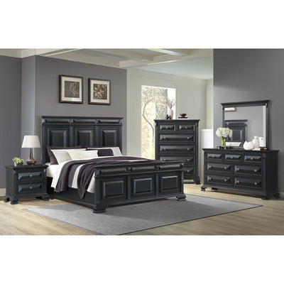 Bridgestone 7 - Drawer Dresser in Black - Al Rugaib Furniture