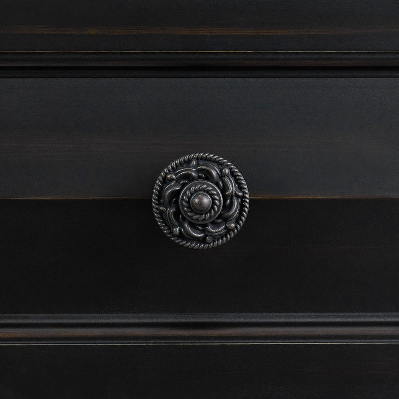 Bridgestone 7 - Drawer Dresser in Black - Al Rugaib Furniture