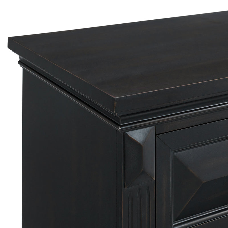 Bridgestone 7 - Drawer Dresser in Black - Al Rugaib Furniture