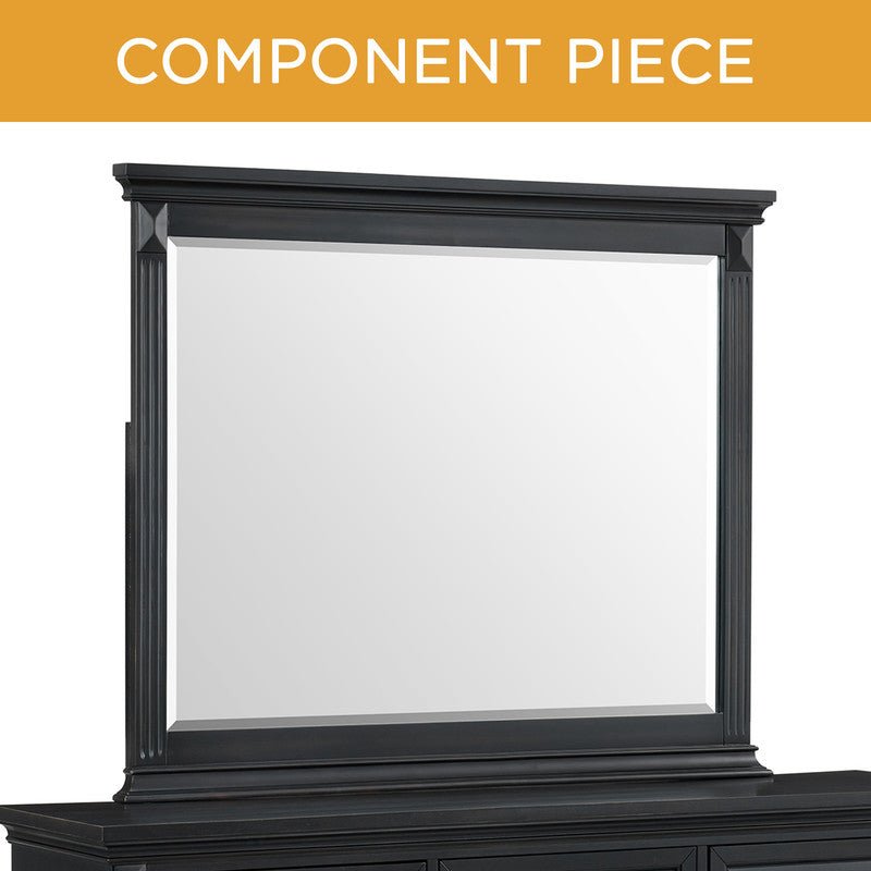 Bridgestone Mirror in Black Mirrors| Roots Furniture