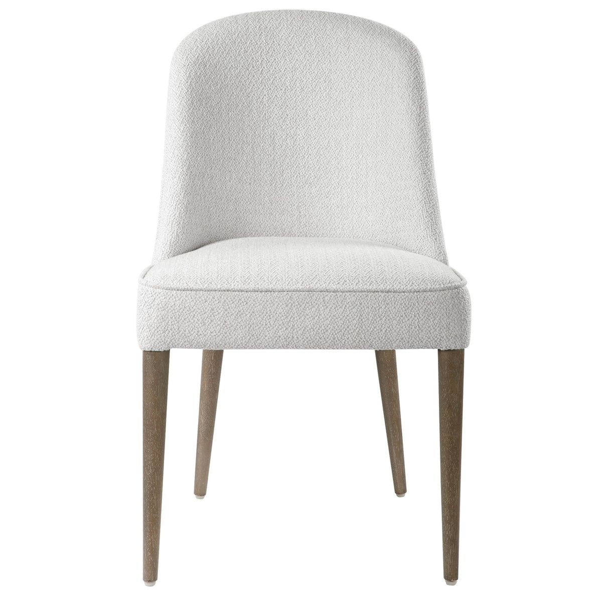 Brie Armless Chair, White Table Decors| Uttermost