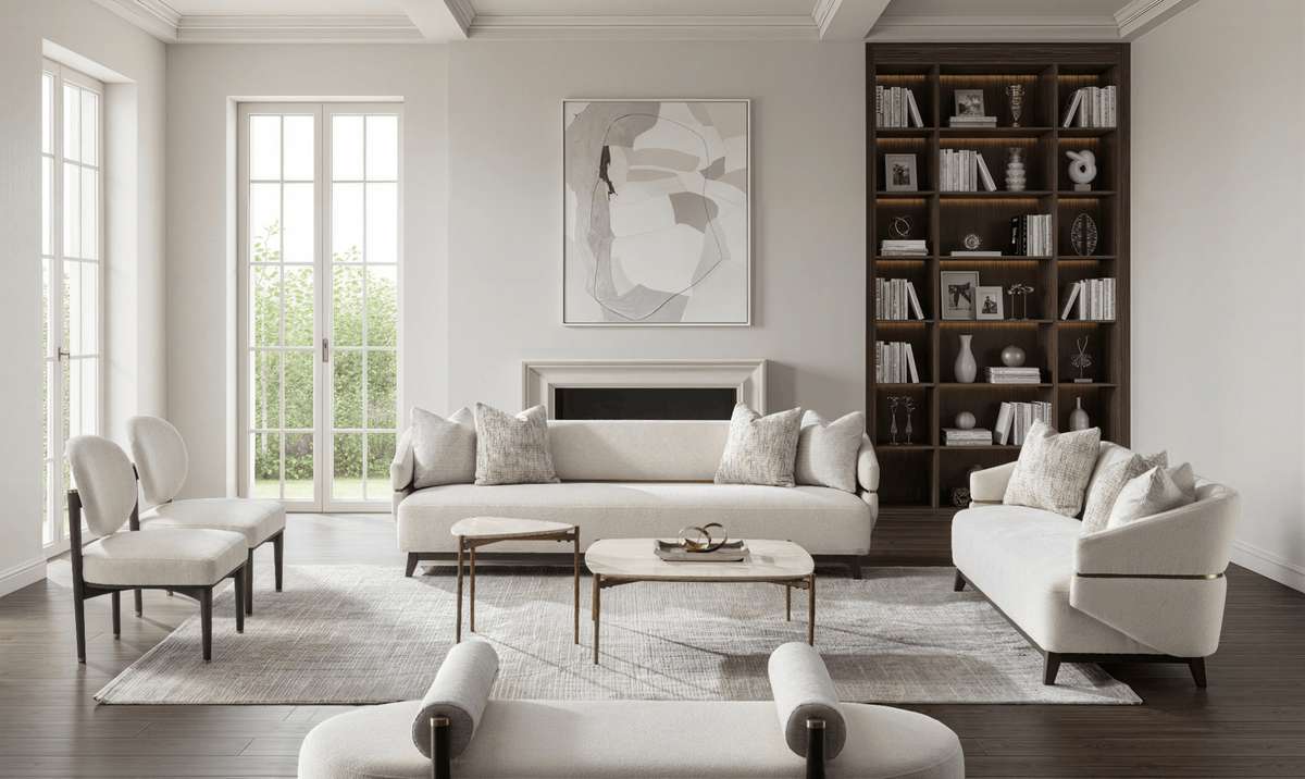 Brielle Beige Bench Benches| Roots Furniture