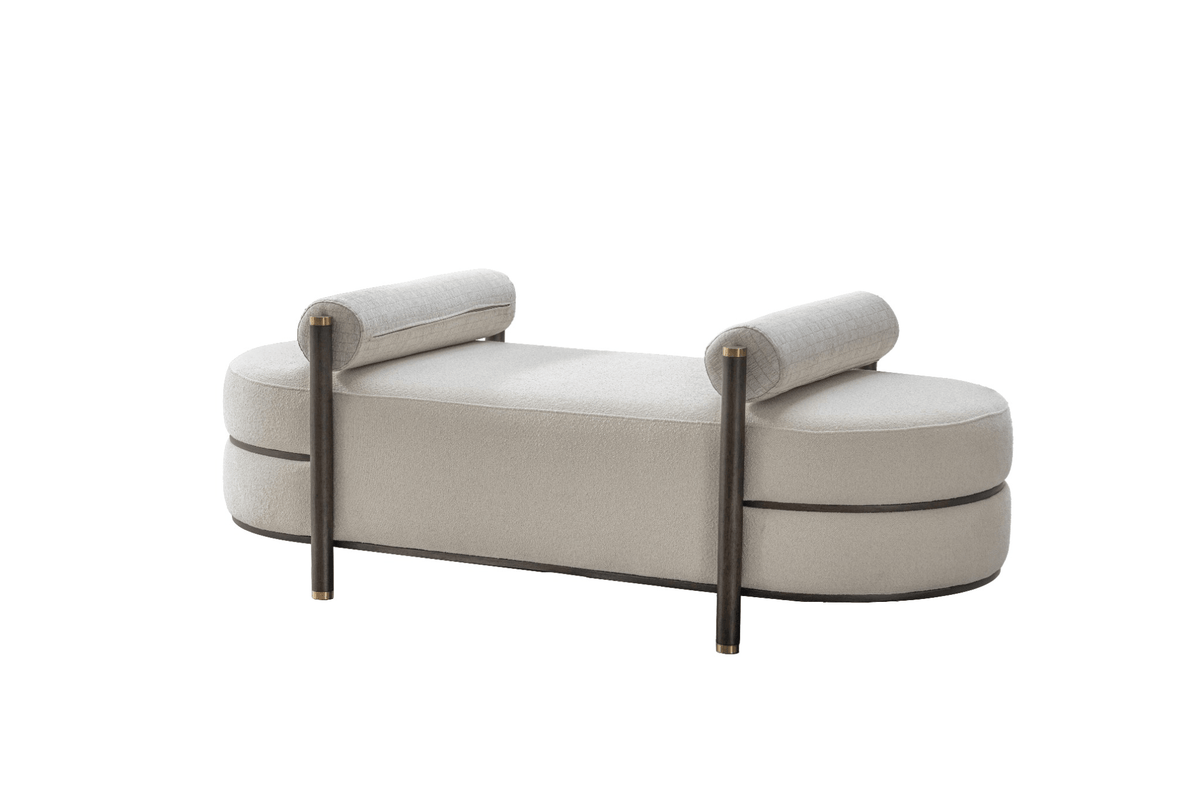 Brielle Beige Bench Benches| Roots Furniture
