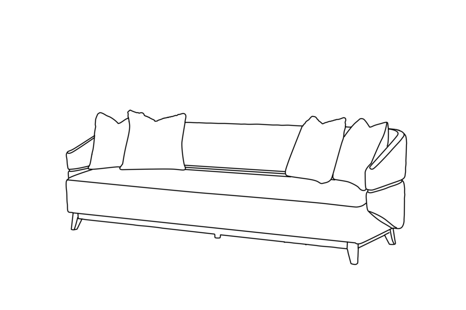 Brielle Beige XL Sofa XL Sofas| Roots Furniture