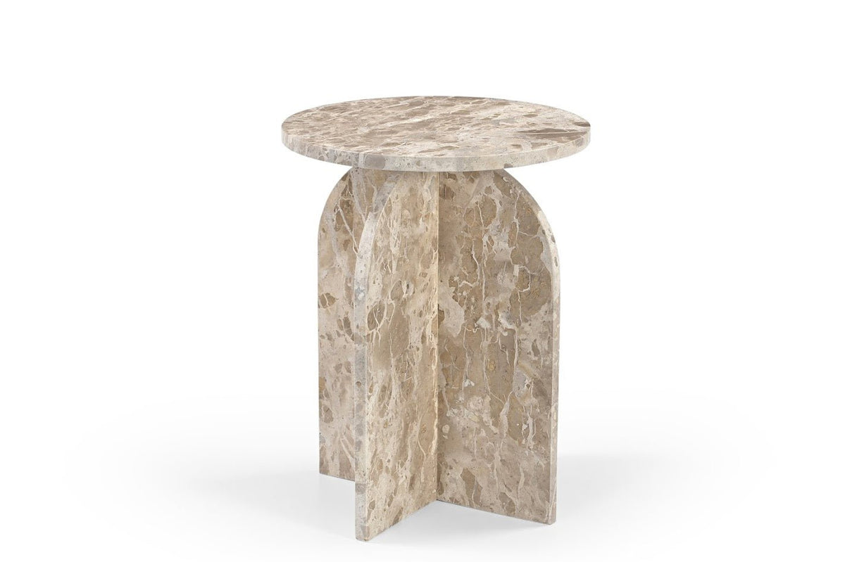 Brielle MARBLE SIDE TABLE Accent & End Tables| AlRugaib Furniture