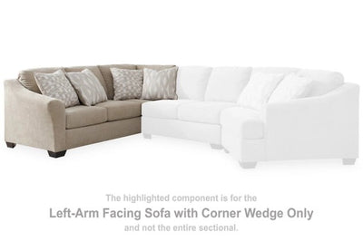 Brogan Bay Left - Arm Facing Sofa with Corner Wedge - Al Rugaib Furniture