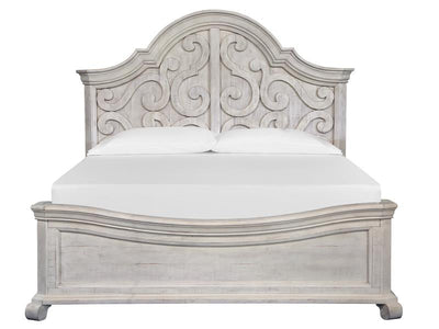 Bronwyn - Complete Queen Shaped Panel Bed - Al Rugaib Furniture