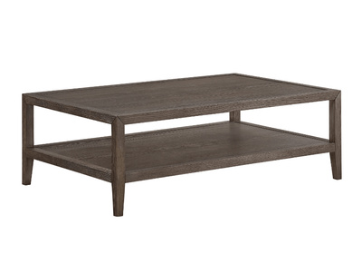 Brown Oak Wood Coffee Table - Al Rugaib Furniture