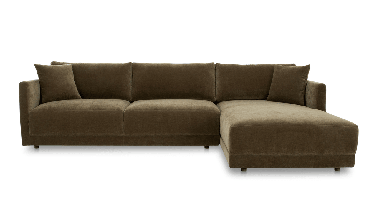 Bryn Sectional Cedar Green Right Living Room Sets| Moe's Home