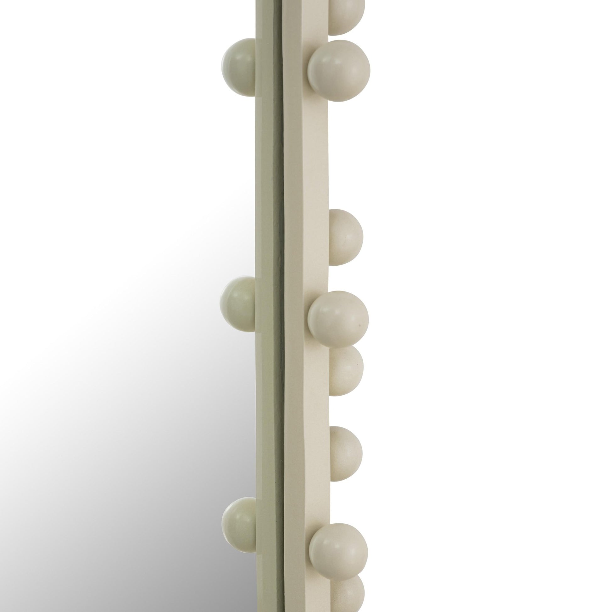 Bubbles Ivory Large Oval Wall Mirror Mirrors| TOV