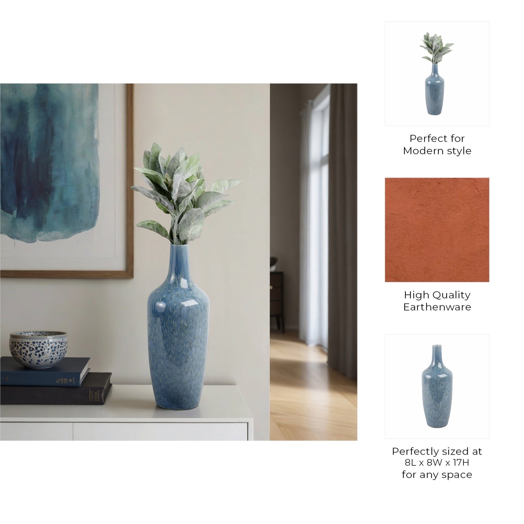 Bucelas Portugal Vase Vases and Jars| Sagebrook Home