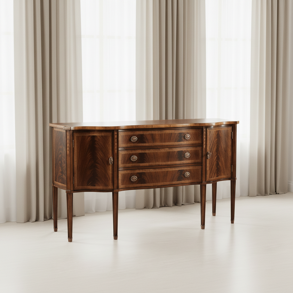 Buckingham Collection - Buckingham Mahogany Breakfront Sideboard Cabinets & Chests| Jonathan Charles