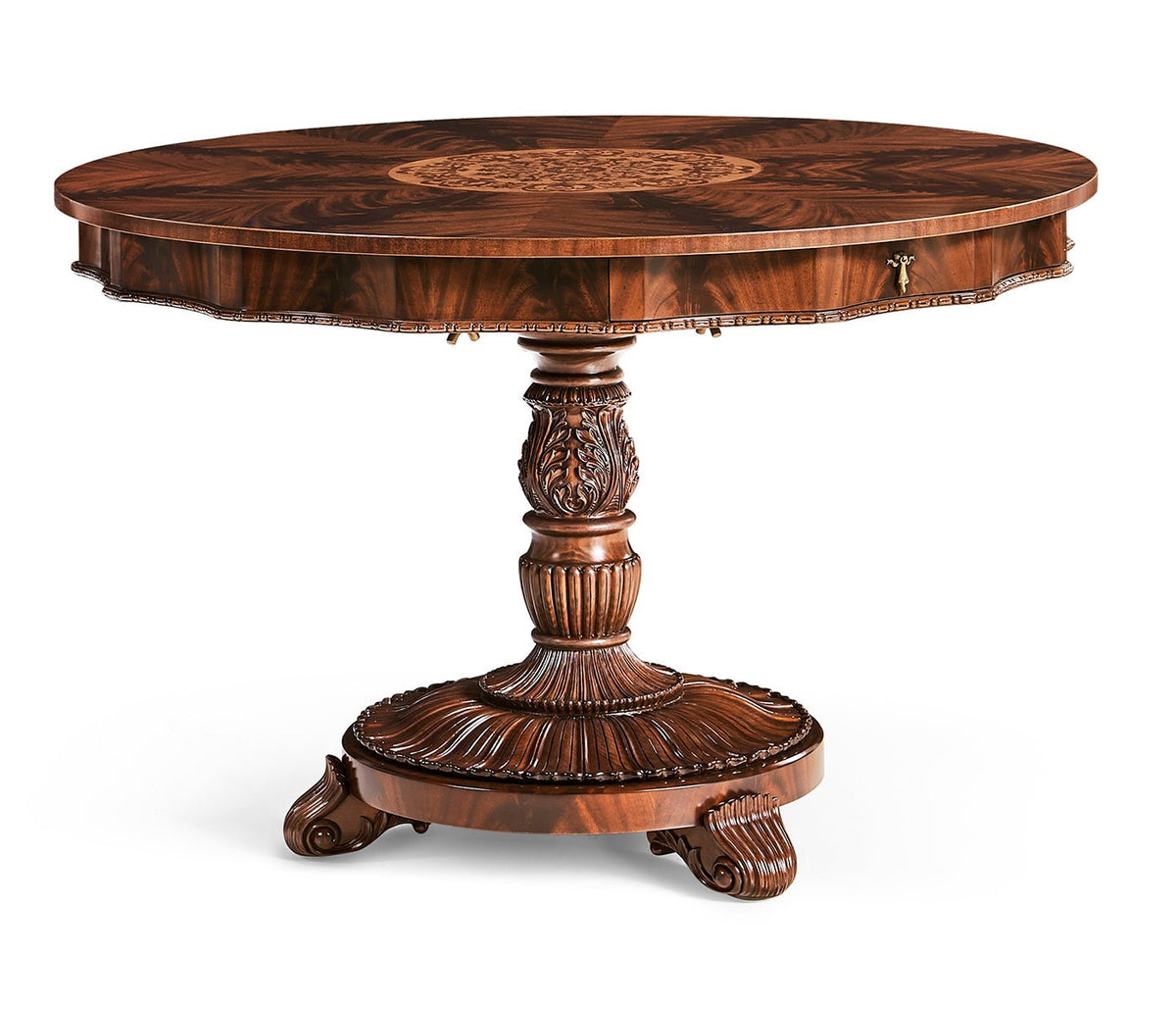 Buckingham Collection - Finely Inlaid Mahogany Centre Table Accent & End Tables| Jonathan Charles