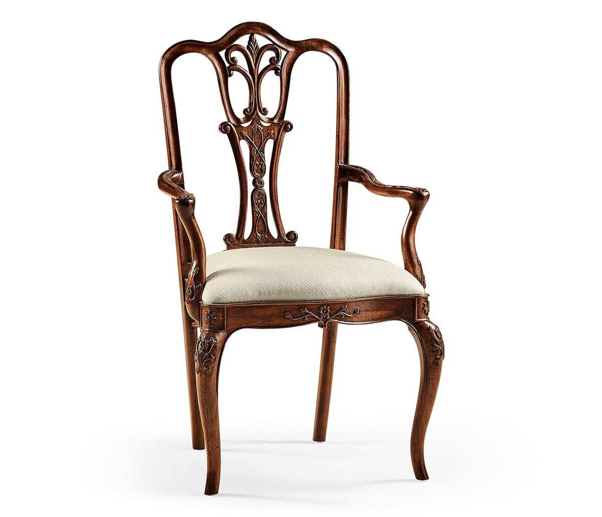 Buckingham Collection - Mahogany 18th Century Dining Arm Chair Dining Chairs| Jonathan Charles