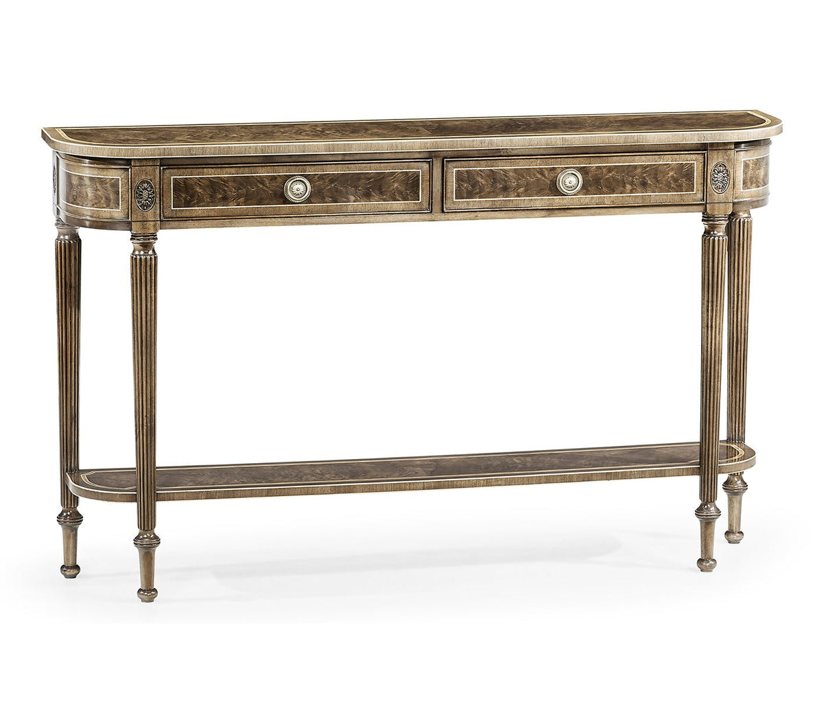 Buckingham Collection - Regency Bleached Mahogany Console Table Consoles & Sideboards| Jonathan Charles