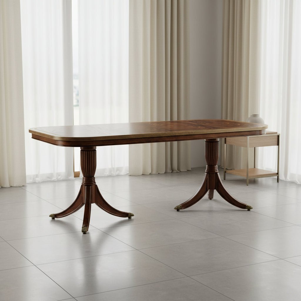 Buckingham Collection - Regency Fixed Top Mahogany Dining Table Dining Tables| Jonathan Charles