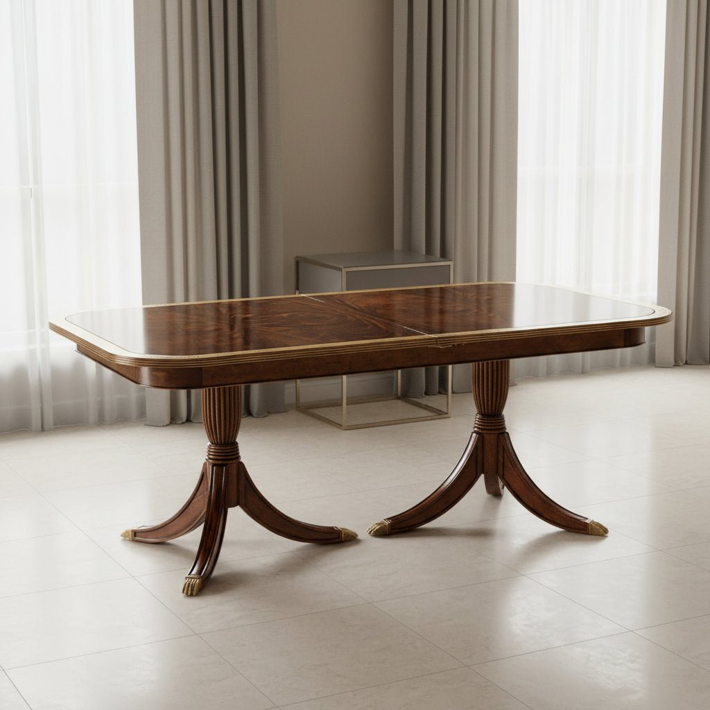 Buckingham Collection - Regency Mahogany Extending Dining Table Dining Tables| Jonathan Charles