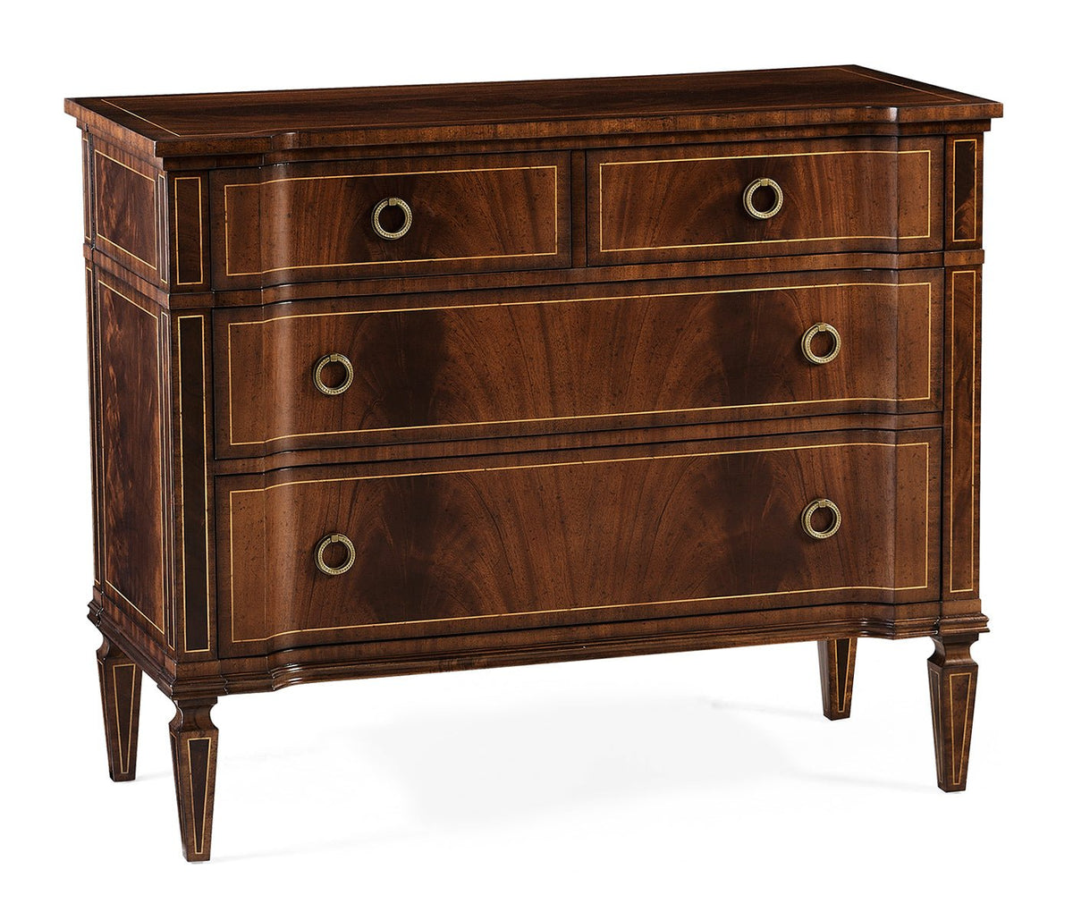 Buckingham Collection - Regency Mahogany Reverse Breakfront Chest Ground Decors| Jonathan Charles