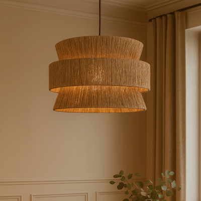 Bulacan - 3 - TIER WOVEN PENDANTS - Al Rugaib Furniture