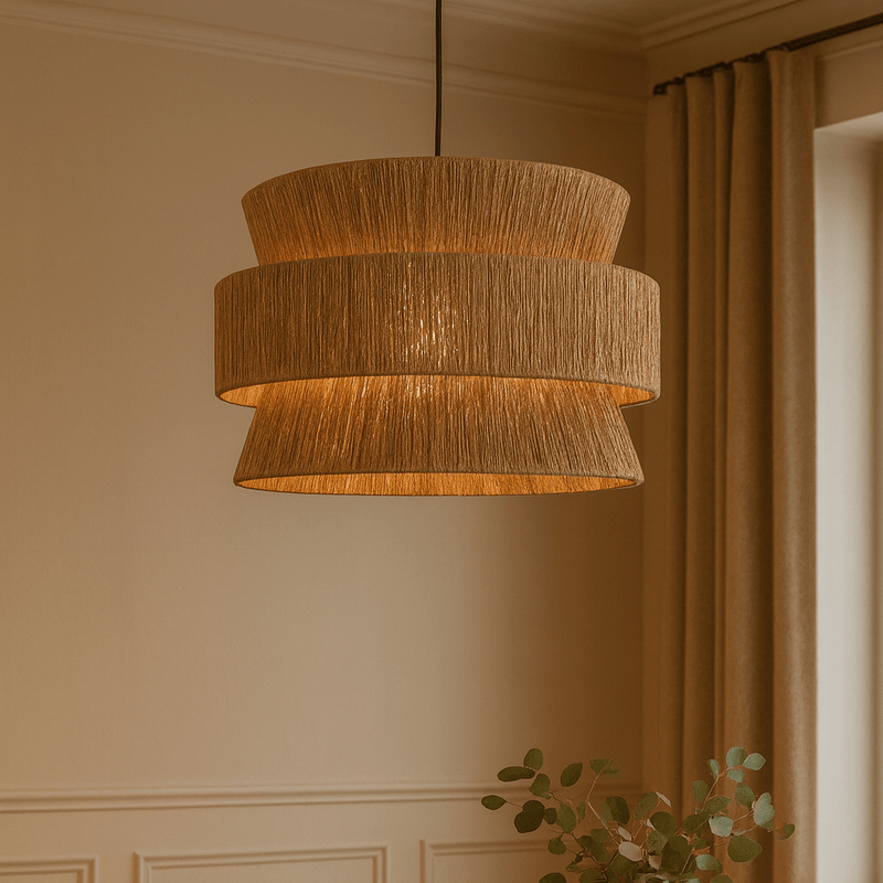 Bulacan - 3 - TIER WOVEN PENDANTS - Al Rugaib Furniture