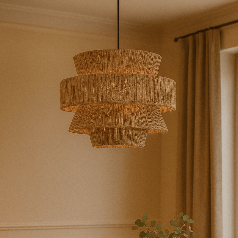 Bulacan - 4 - TIER WOVEN PENDANTS - Al Rugaib Furniture