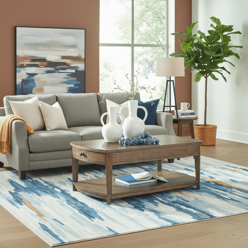 Burkbyer Rectangular Cocktail Table Coffee Tables| Ashley Homestore