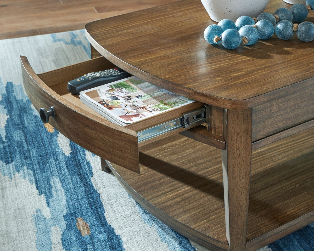 Burkbyer Rectangular Cocktail Table Coffee Tables| Ashley Homestore