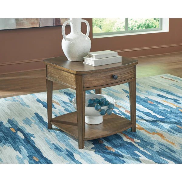 Burkbyer Rectangular End Table End Tables| Ashley Homestore